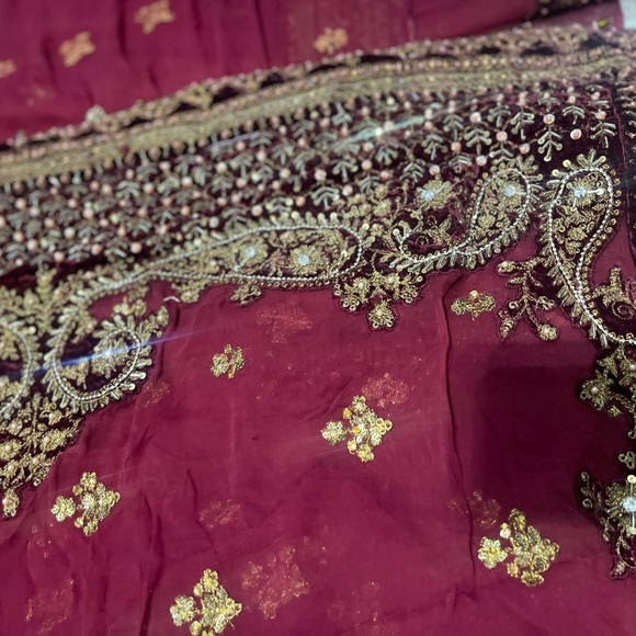 Beautiful Maria b handmade saree - Picture 7 of 16